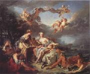 Francois Boucher The Rape of Europa (mk05) oil on canvas